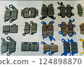 brake pads for motorcycle. brake calipers for scooter 124898870