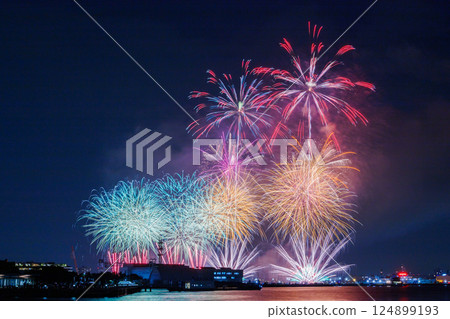 Starmines that light up the summer night sky 124899193