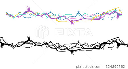 (Suitable for editing) Seamless electric current image material 01 (Suitable for editing) Seamless electric current image material 01 124899362