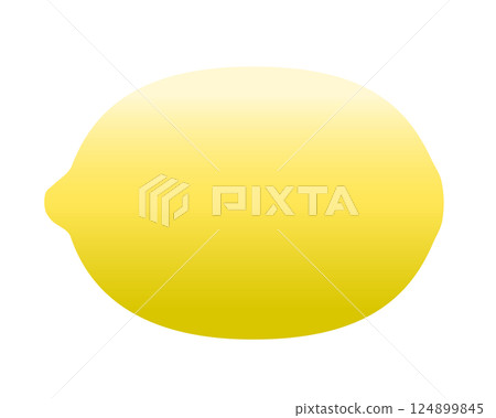 Simple lemon illustration Simple lemon illustration 124899845