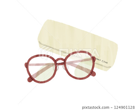 Glasses and Glasses Case - Gouache Glasses and Glasses Case - Gouache 124901128