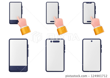 3d smartphone app icon set bundle 3d smartphone app icon set bundle 124901712
