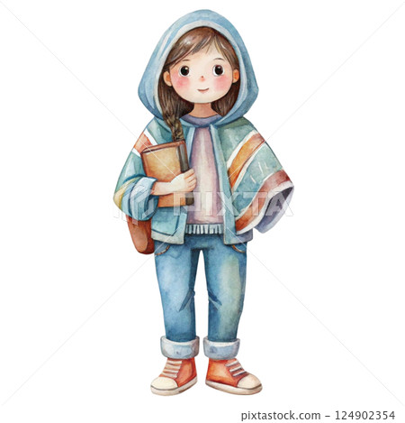 Cute kid style International students Cute kid style International students 124902354