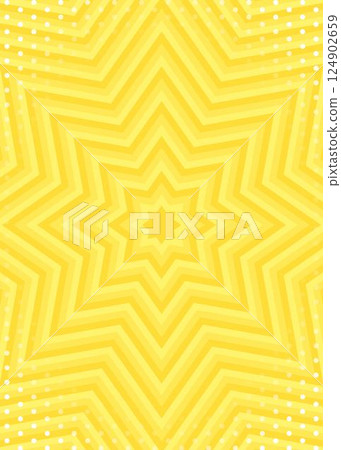 Concentric star shapes, dot pattern background, eight-pointed star, pop design, portrait orientation Concentric star shapes, dot pattern background, eight-pointed star, pop design, portrait orientation 124902659