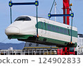 E2系J66新幹線列車（200系顏色）在函館進行除水工程 124902833
