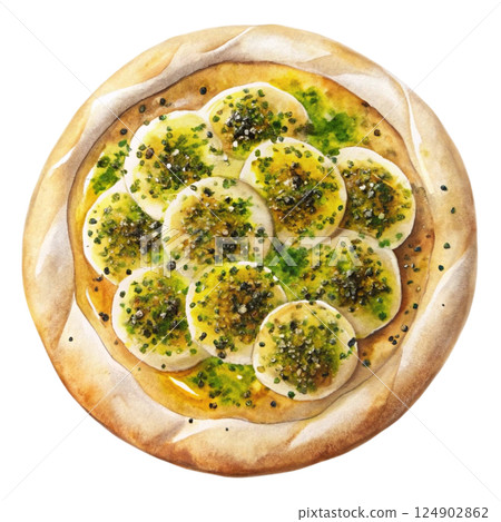 National food Clipart Watercolor 124902862