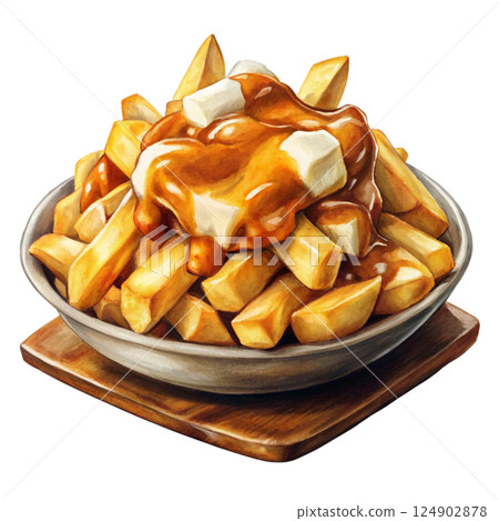 National food Clipart Watercolor 124902878