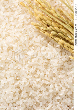 White rice 124903535