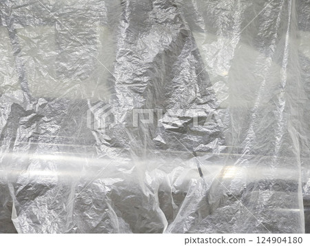 Close up Plastic Dust Cover for New Car. 124904180