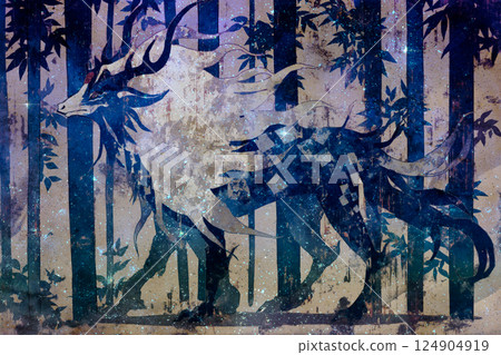 A fantasy kirin that wears the universe 124904919