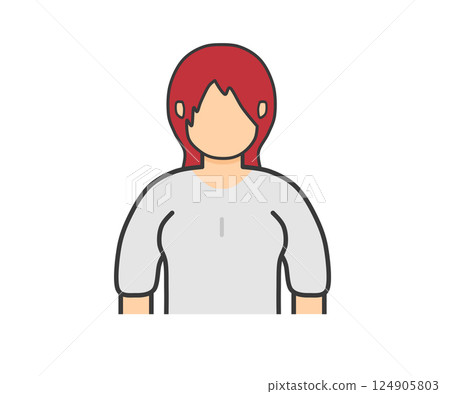Red haired woman 124905803
