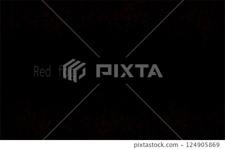 Composition with isolated abstract red chaotic pattern on black background 124905869