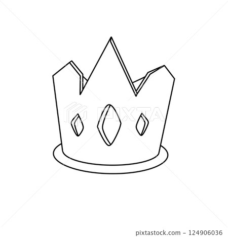 A crown with diamonds on it 124906036