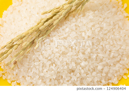 White rice 124906404