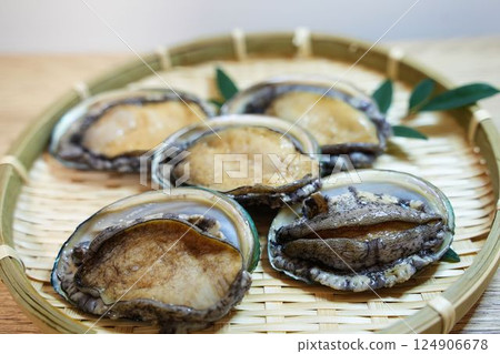 Fresh live abalone 124906678