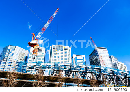 橋樑重建工程期間的東京風景 京急品川站 2025.03 c-2 高飽和度對比 橋樑重建工程期間的東京風景 京急品川站 2025.03 c-2 高飽和度對比 124906790