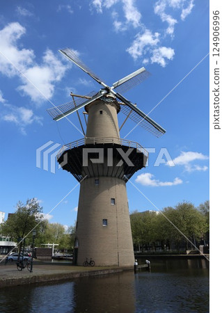 Windmills in Schiedam, Netherlands Windmills in Schiedam, Netherlands 124906996