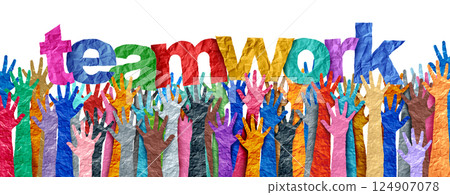 Teamwork Team Work 124907078