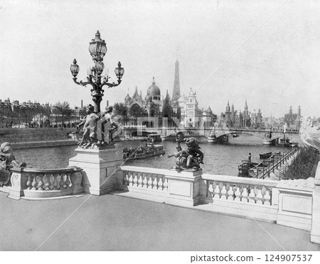 1900 Paris World's Fair, Pont Alexandre III 124907537