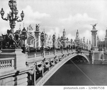 1900 Paris World's Fair, Pont Alexandre III 124907538