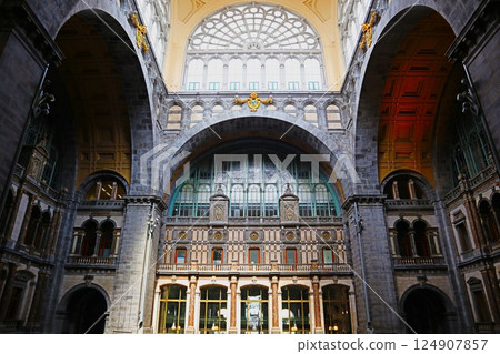Antwerp Central Station, Belgium Antwerp Central Station, Belgium 124907857