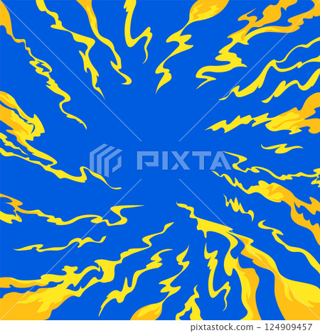 Comic book flame background. Cartoon explosion element. Boom cloud and flame, smoke and explode. Boom effect, vector element for game design Comic book flame background. Cartoon explosion element. Boom cloud and flame, smoke and explode. Boom effect, vector element for game design 124909457