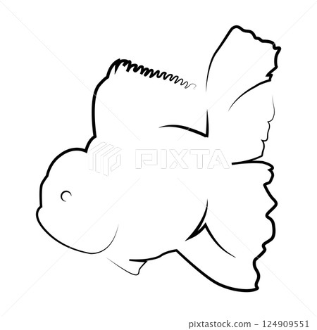 goldfish icon vector 124909551