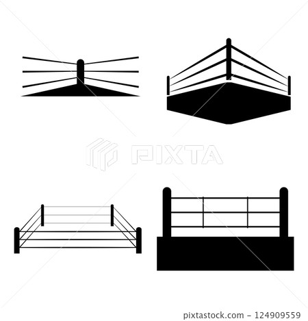 boxing ring icon vector boxing ring icon vector 124909559