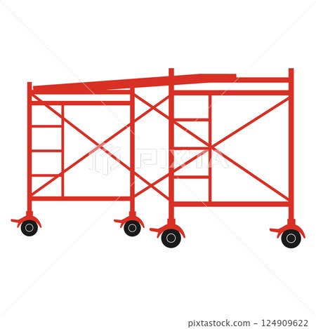 Scaffolding icon vector Scaffolding icon vector 124909622