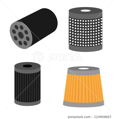 car oil filter icon vector car oil filter icon vector 124909667