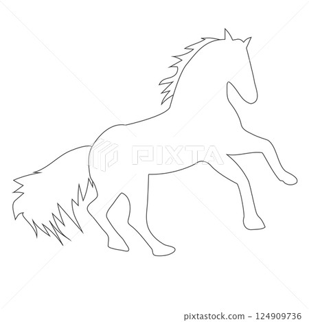horse icon vektor horse icon vektor 124909736