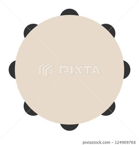 tambourine icon traditional musical instruments vector 124909768