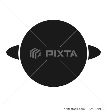 planet icon vector 124909910