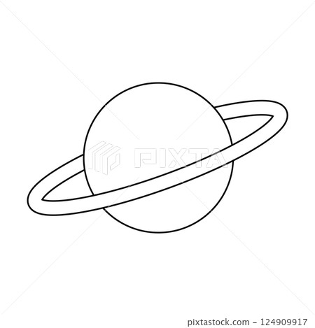 planet icon vector 124909917