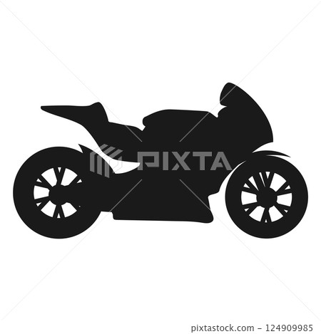 motorcycle icon vector 124909985