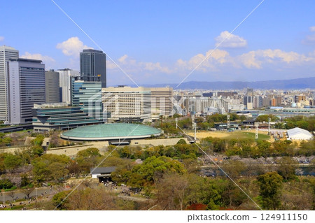 Osaka Castle Park and Osaka City (from Osaka Castle Tower) 124911150