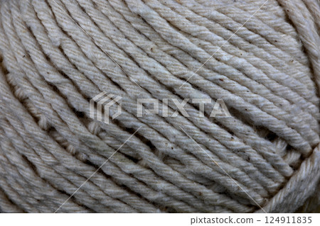 Closeup View of a Ball of String for Background Closeup View of a Ball of String for Background 124911835