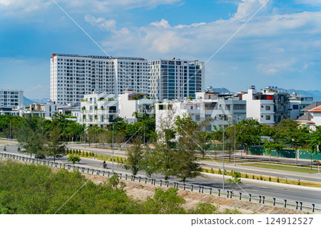 A city in Vietnam. A city in Vietnam. 124912527