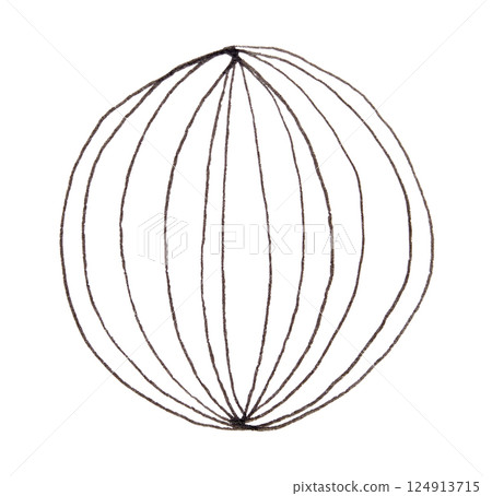 Intricate wireframe sphere design on background with symmetrical patterns Intricate wireframe sphere design on background with symmetrical patterns 124913715
