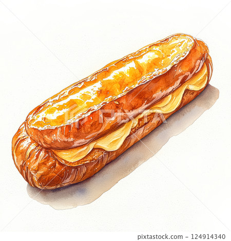 Chocolate pastry with whipped cream and raspberries on top. Chocolate pastry with whipped cream and raspberries on top. 124914340