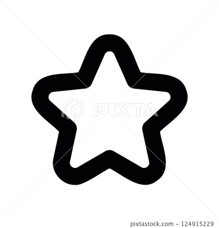 A minimal symbol representing a subject star 124915229