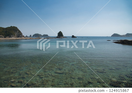 夏季山地海岸[和歌山縣太地市] 124915867