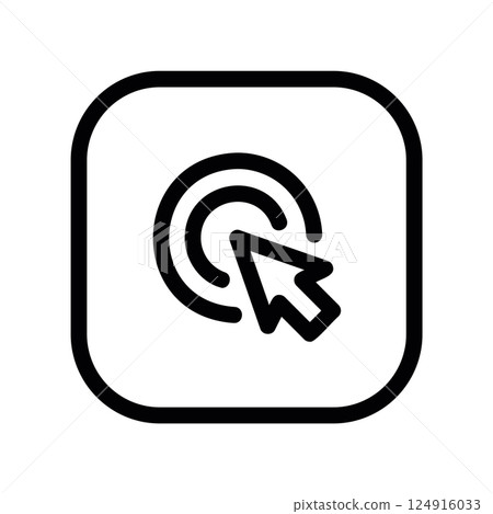 A clear graphic sign related to the theme cursor Tap A clear graphic sign related to the theme cursor Tap 124916033