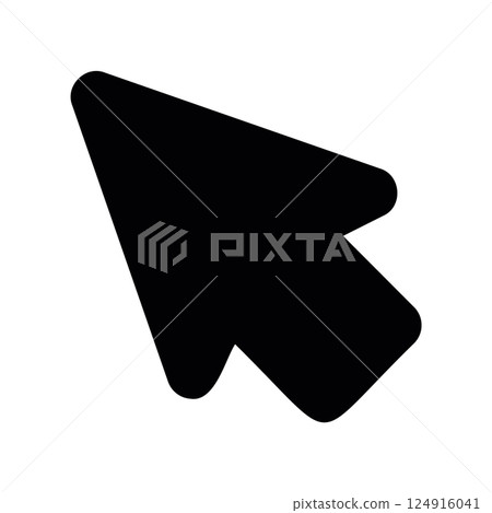 A clear graphic sign related to the theme Programmatic cursor click 124916041