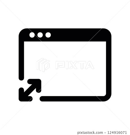 A clear graphic sign related to the theme browser Exit fullscreen 124916071