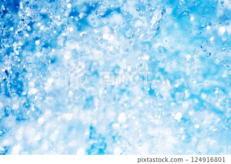 The splashing water surface - summer colors 124916801