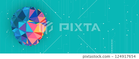 Digital brain Artificial intelligence concept Digital brain Artificial intelligence concept 124917654