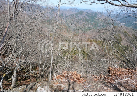 2025年4月9日，從群馬縣南牧村三井山頂眺望榛名山 124918361