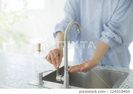 A kitchen A kitchen 124918404