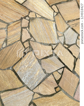 Orange paving stones 124918427